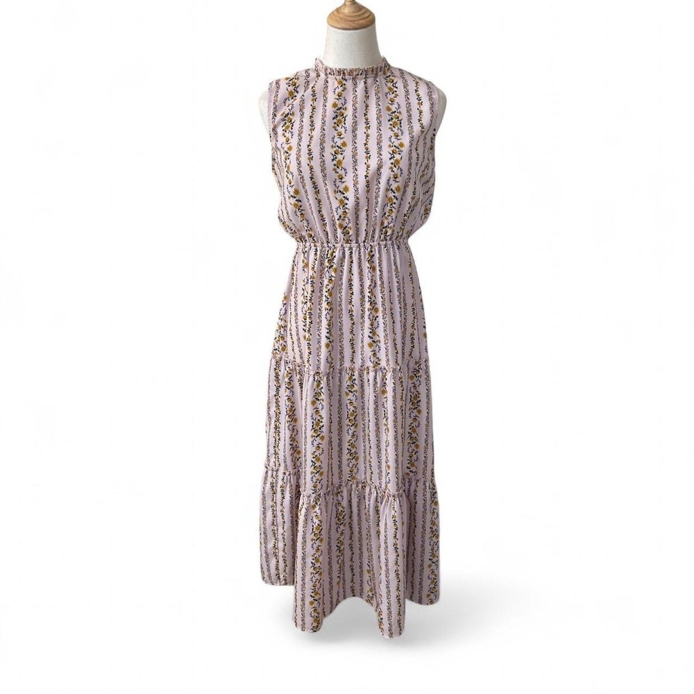 Moon river floral maxi dress